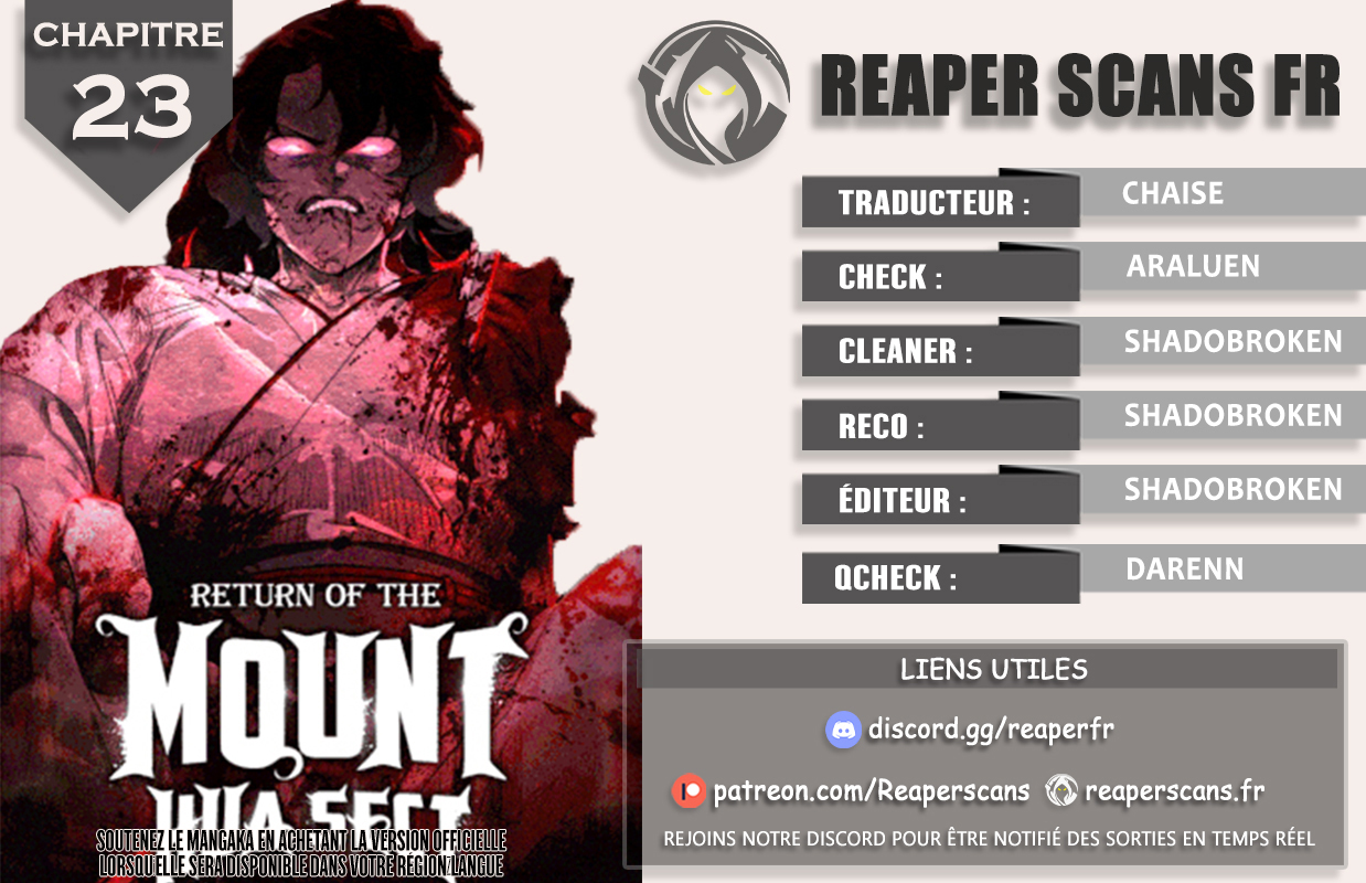 Read The Returns of The Mount Hua Sect FR Manga Online