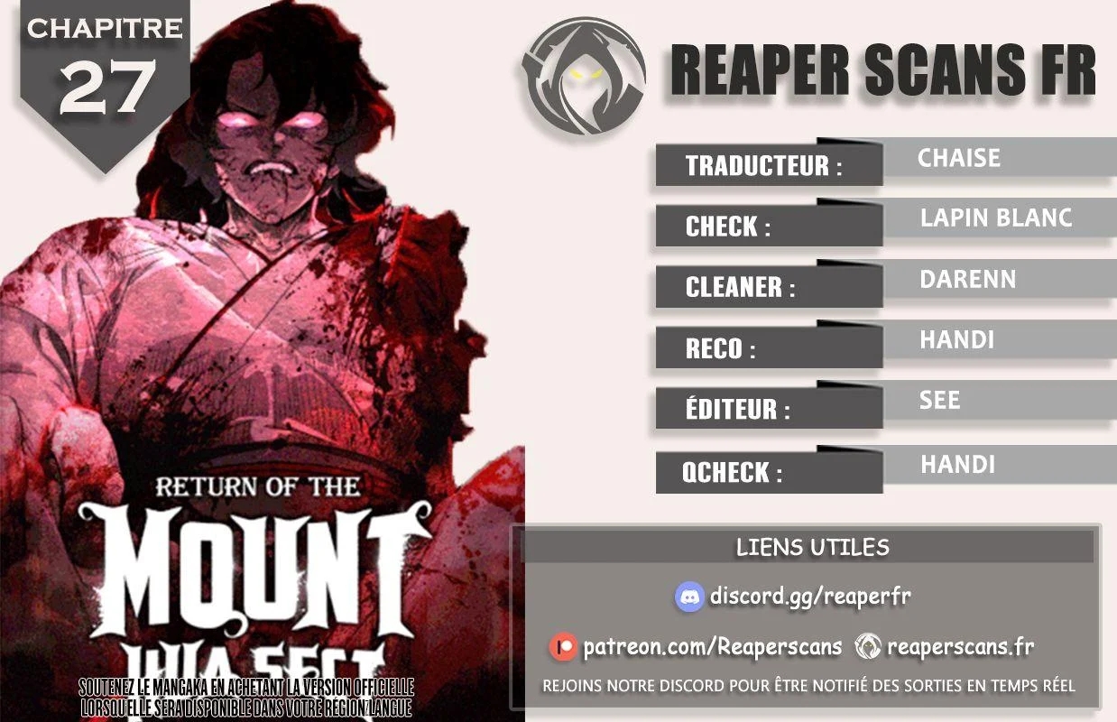 Read The Returns of The Mount Hua Sect FR Manga Online