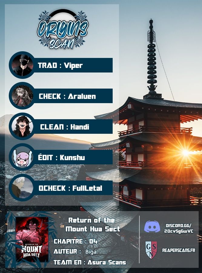 Read The Returns of The Mount Hua Sect FR Manga Online