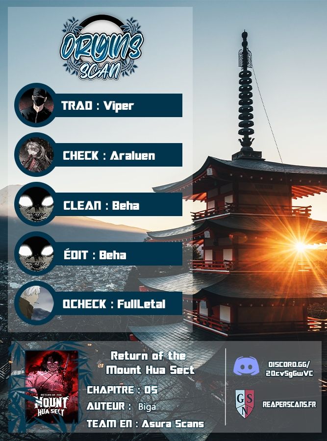 Read The Returns of The Mount Hua Sect FR Manga Online