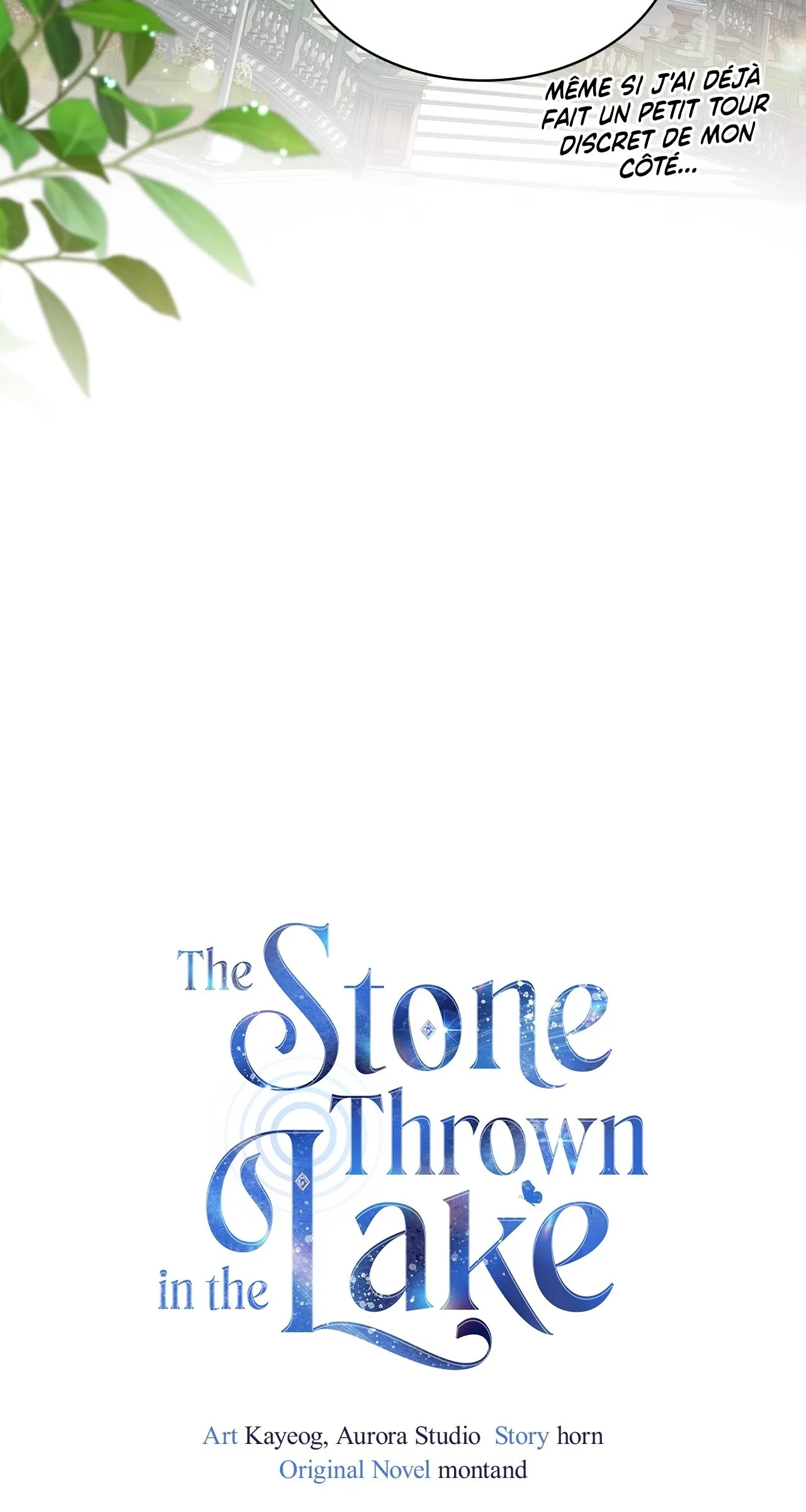 Read The Stone Thrown in the Lake FR Manga Online