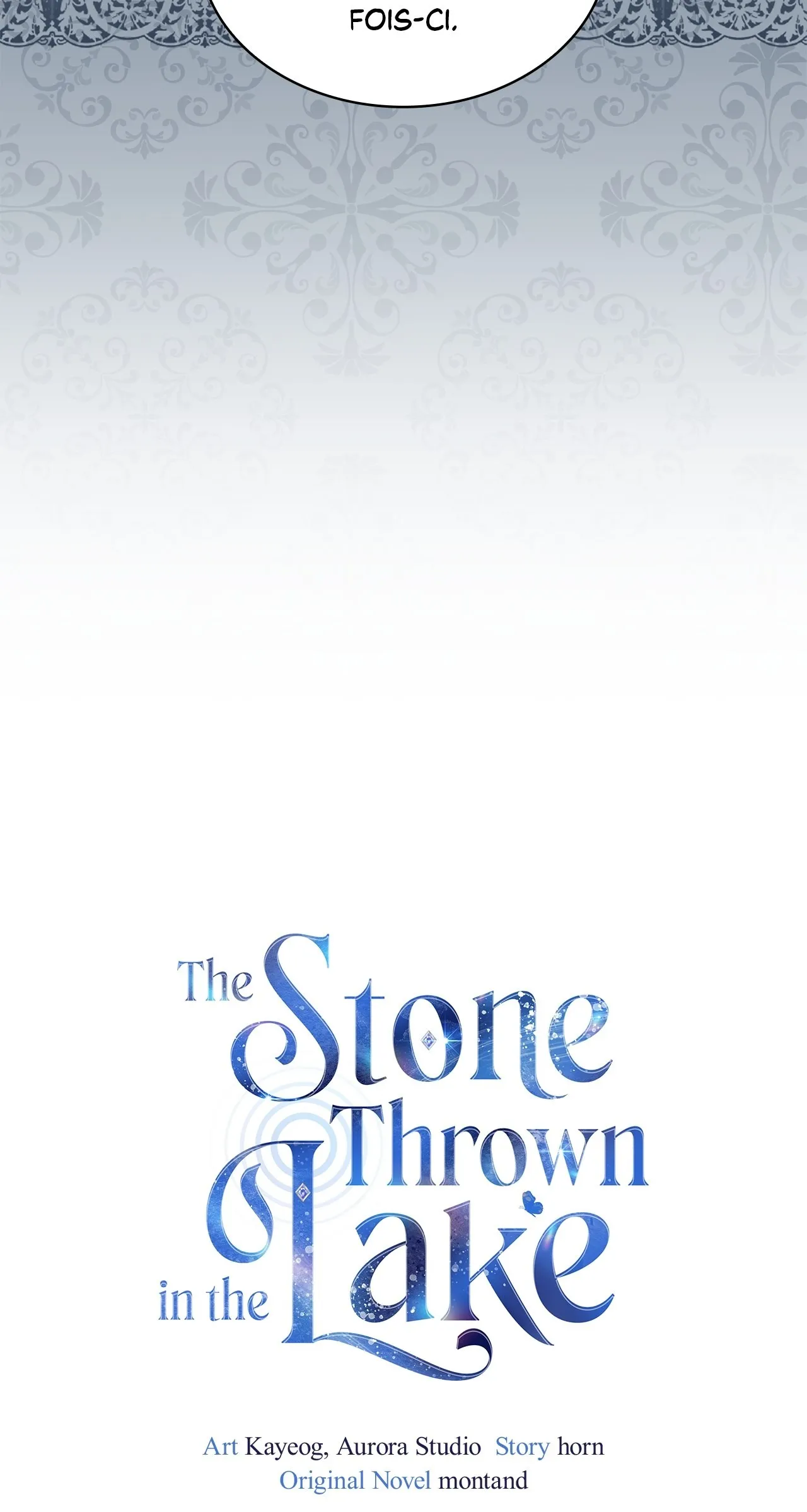 Read The Stone Thrown in the Lake FR Manga Online