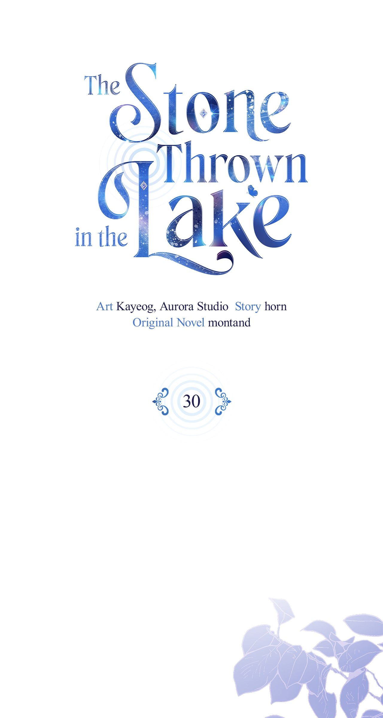 Read The Stone Thrown in the Lake FR Manga Online
