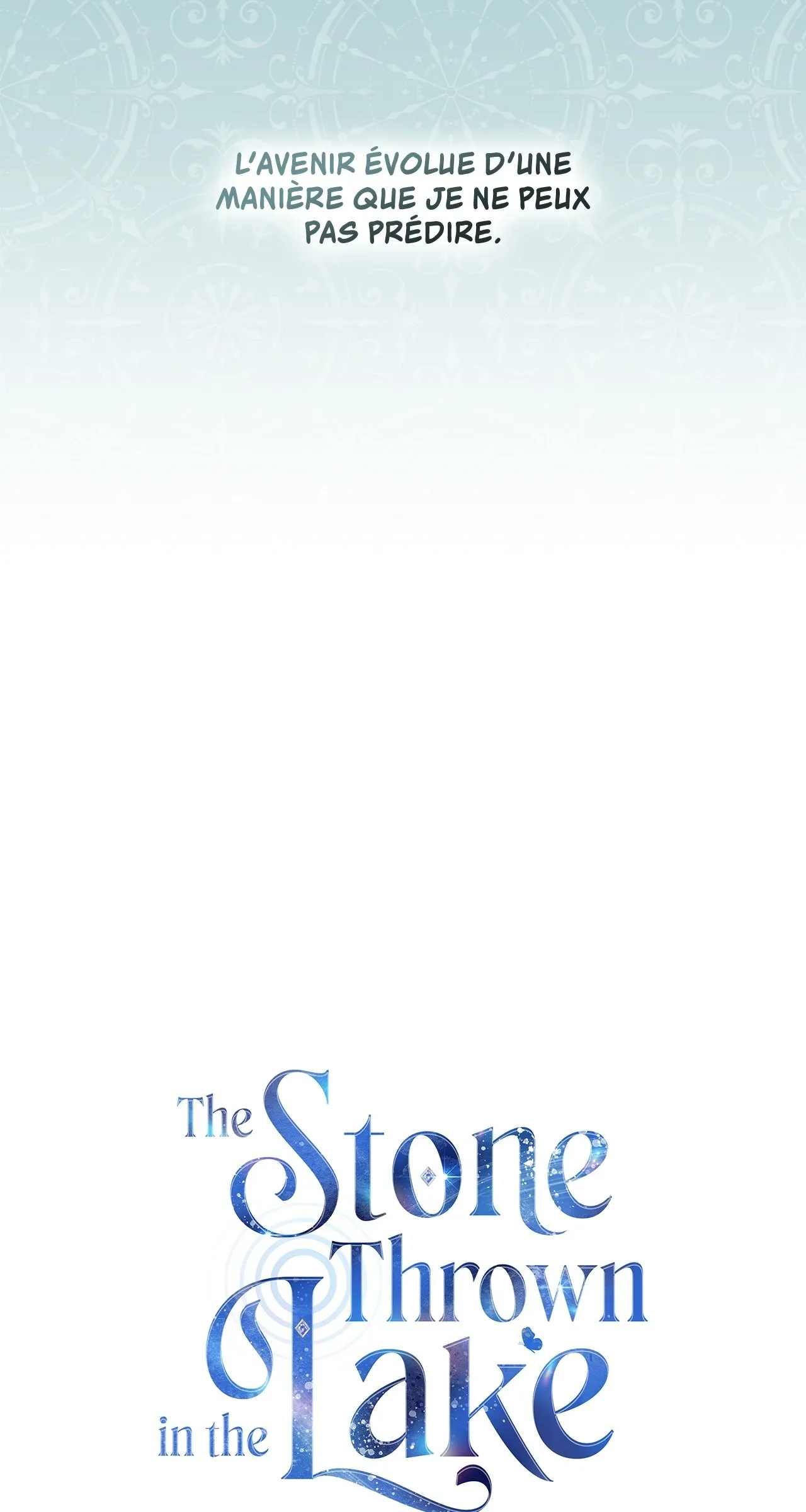 Read The Stone Thrown in the Lake FR Manga Online