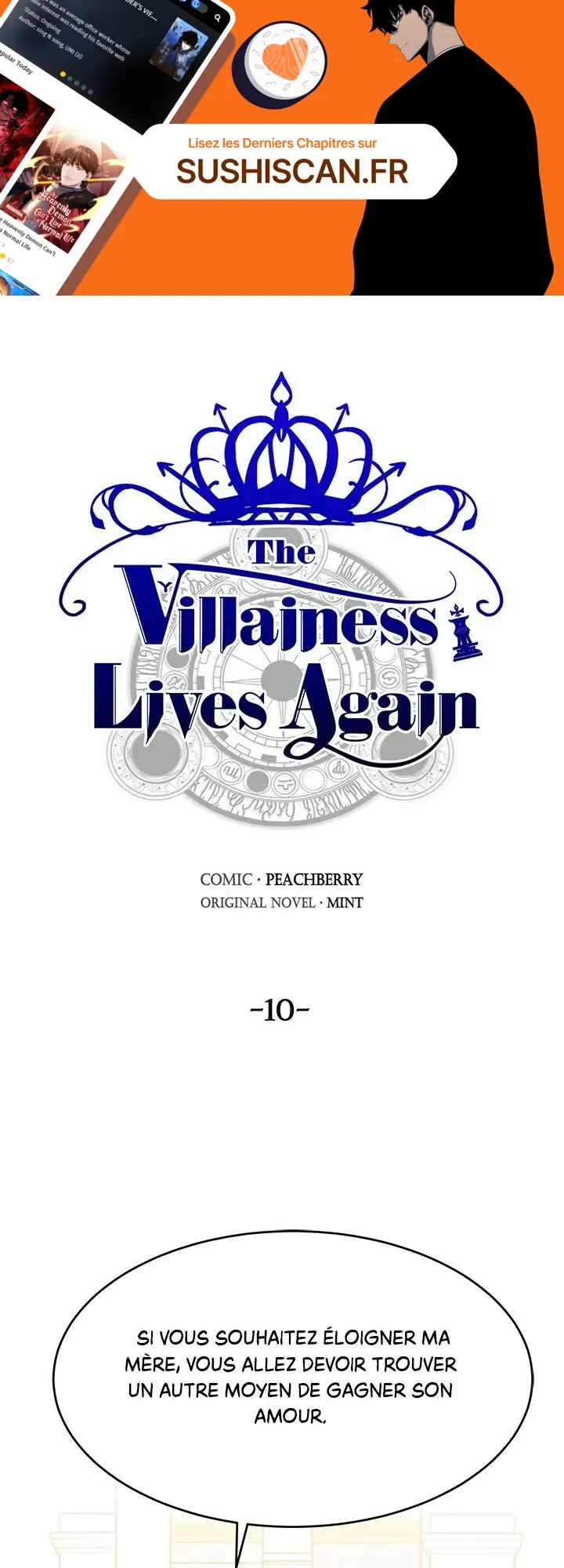 Read The Villainess Lives Again FR Manga Online