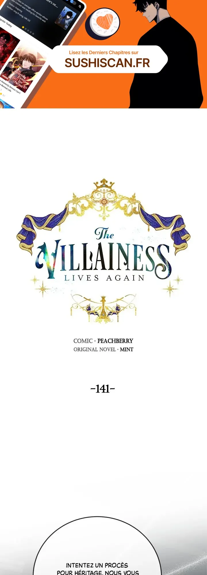 Read The Villainess Lives Again FR Manga Online