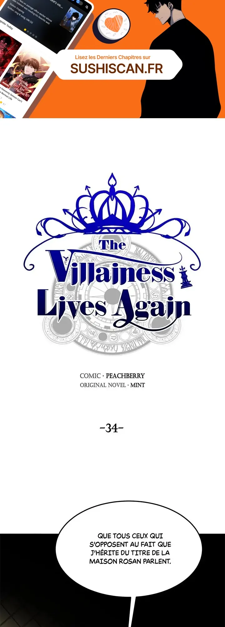 Read The Villainess Lives Again FR Manga Online
