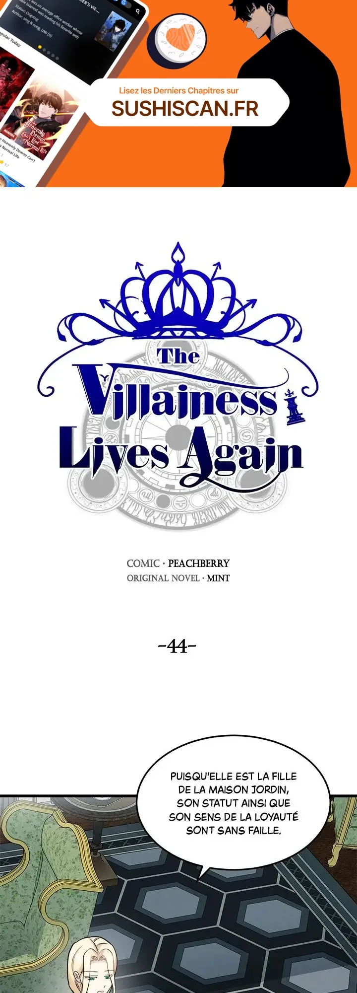 Read The Villainess Lives Again FR Manga Online
