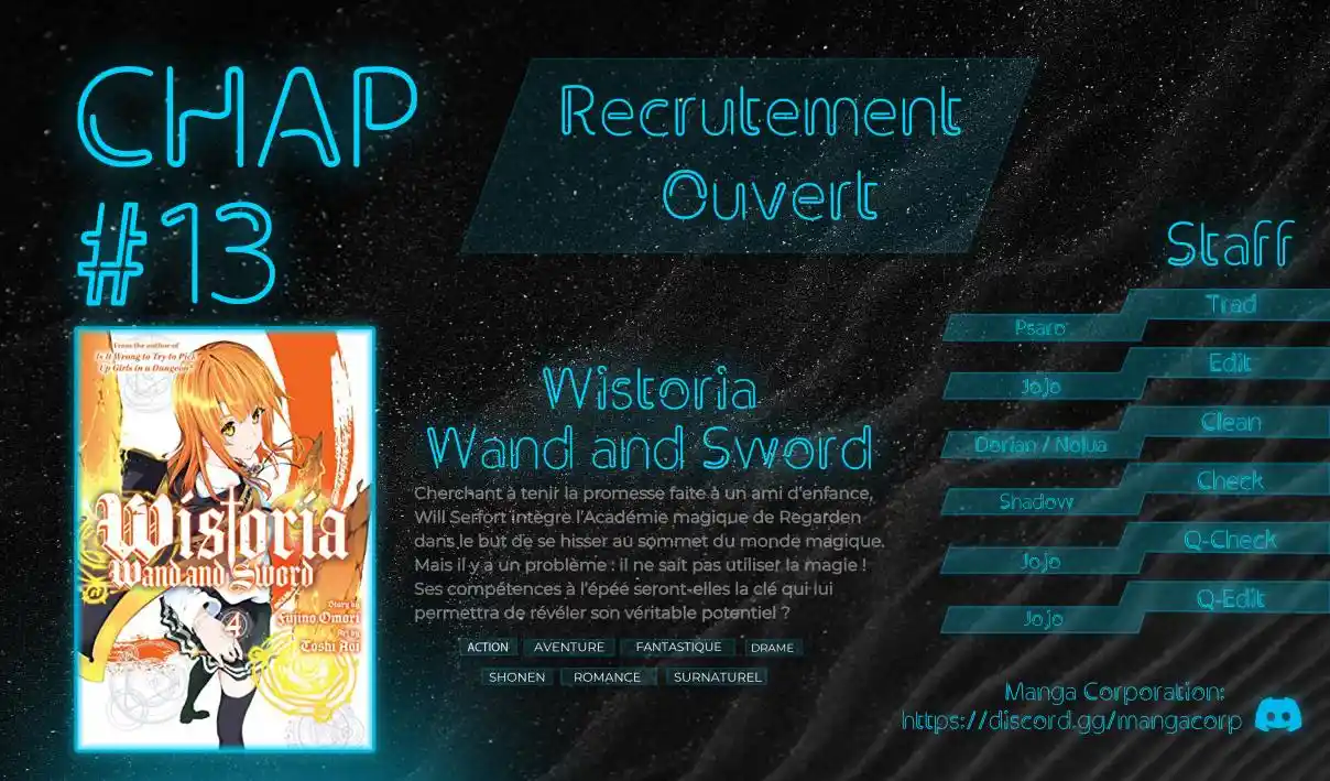 Read Tsue To Tsurugi No Wistoria FR Manga Online