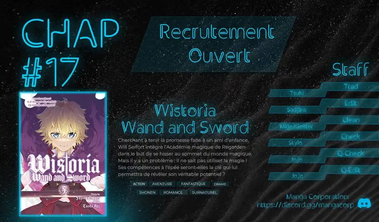 Read Tsue To Tsurugi No Wistoria FR Manga Online