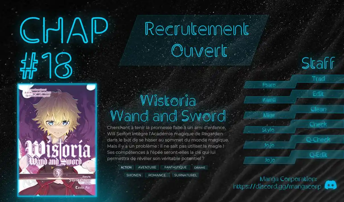 Read Tsue To Tsurugi No Wistoria FR Manga Online
