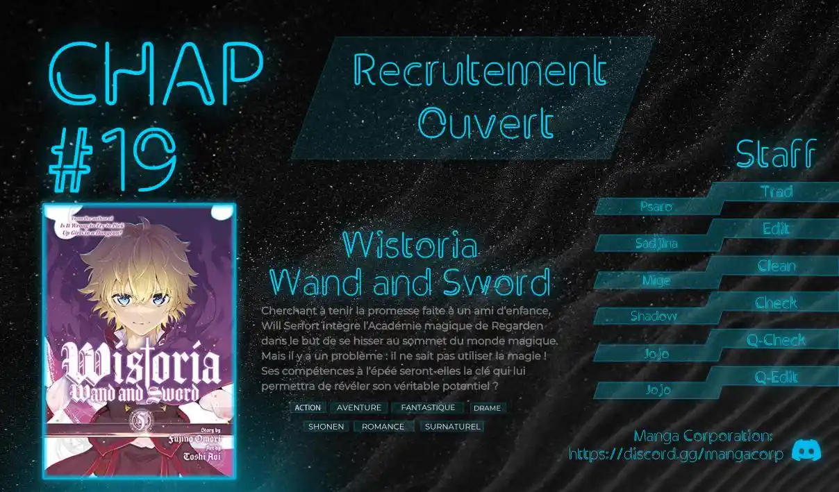 Read Tsue To Tsurugi No Wistoria FR Manga Online