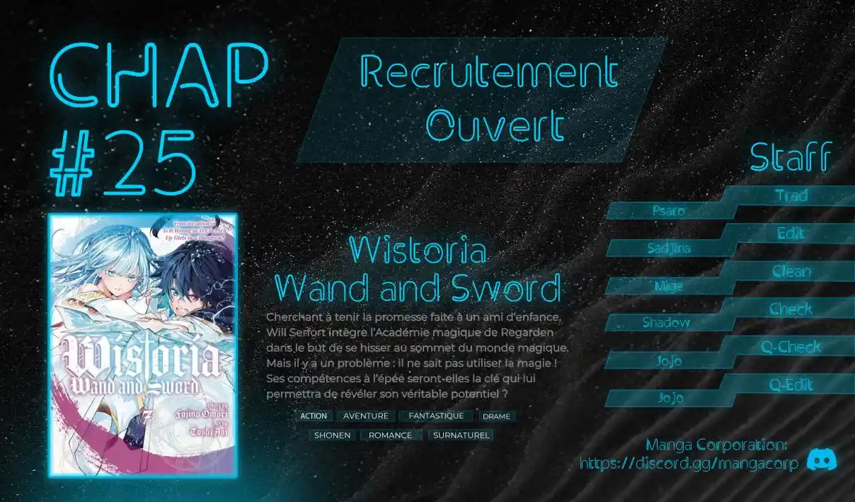 Read Tsue To Tsurugi No Wistoria FR Manga Online