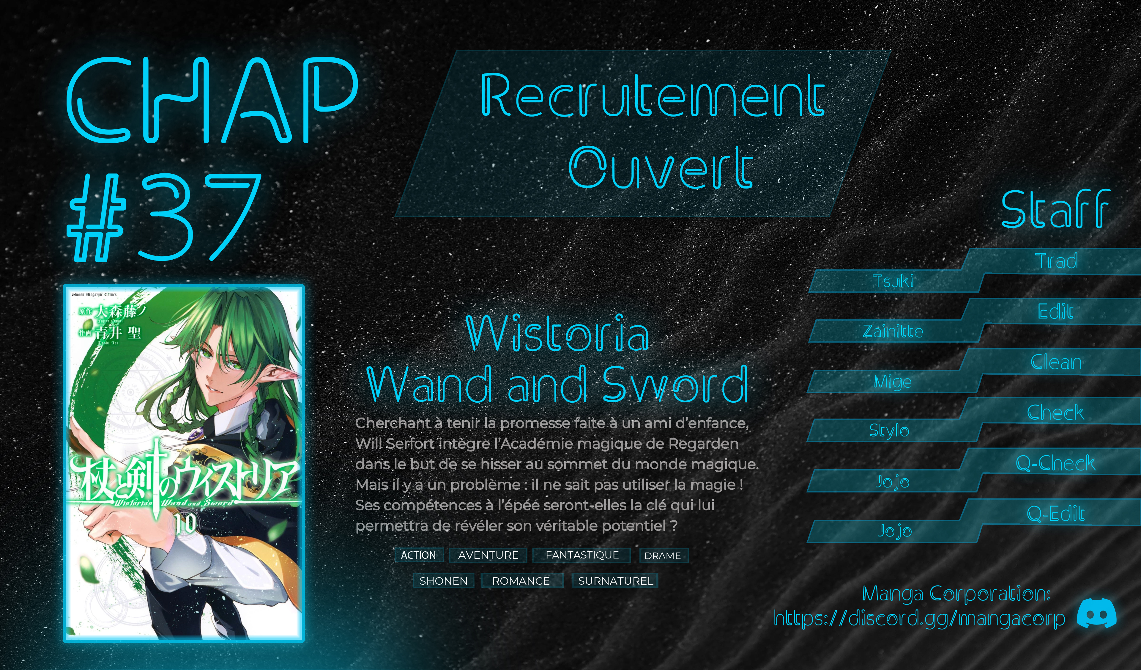 Read Tsue To Tsurugi No Wistoria FR Manga Online