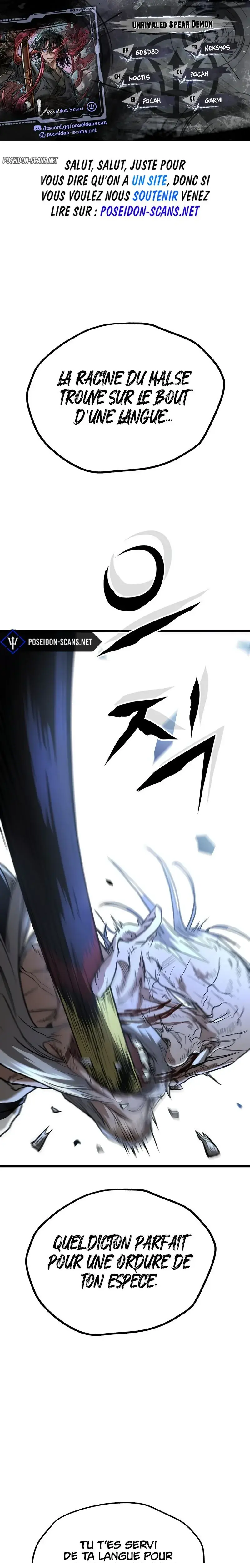 Read Unrivaled Spear Demon FR Manga Online