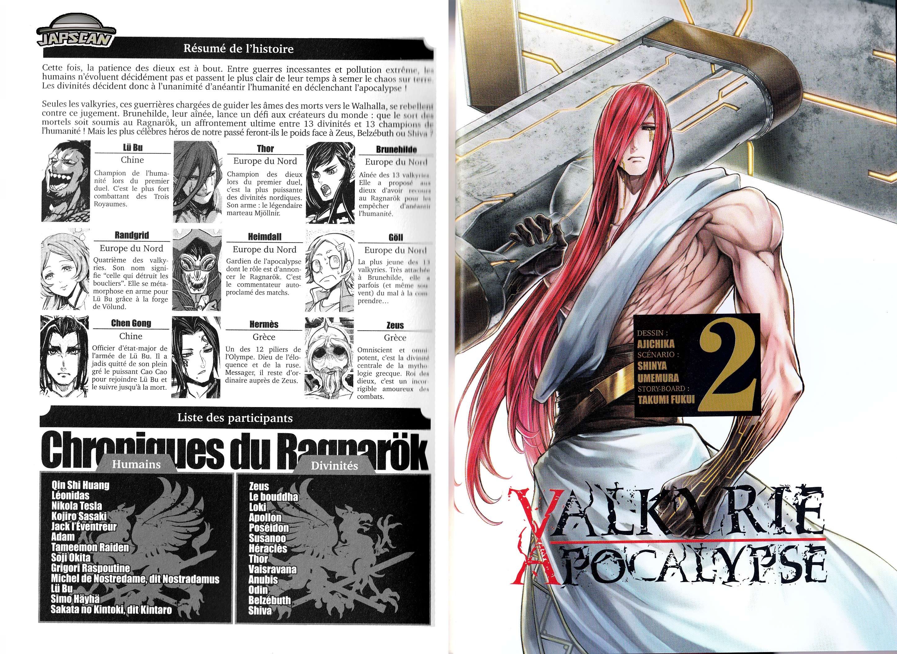 Read Valkyrie Apocalypse FR Manga Online
