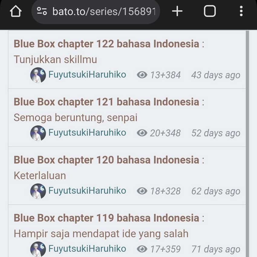 Read Ao no Hako ID Manga Online
