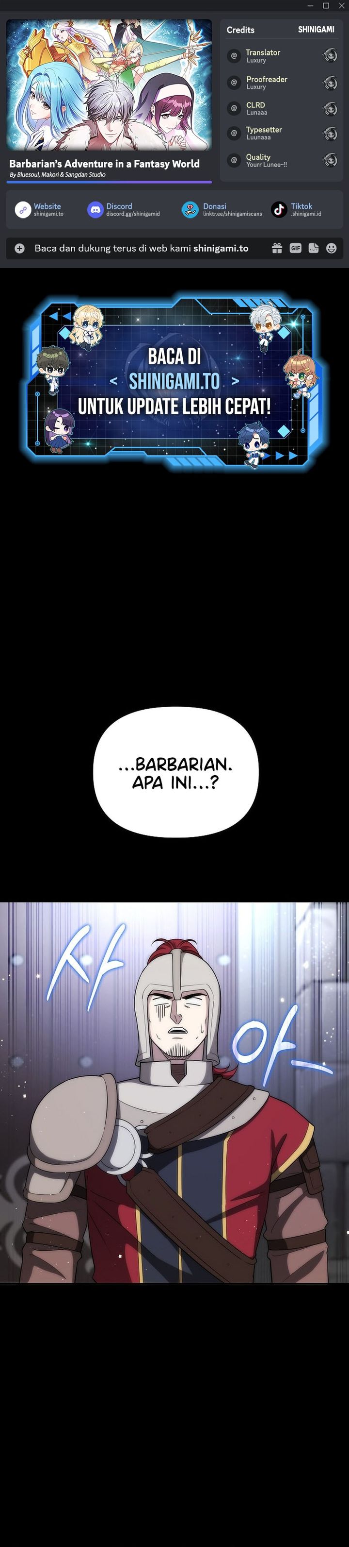 Read Barbarian’s Adventure In A Fantasy World ID Manga Online
