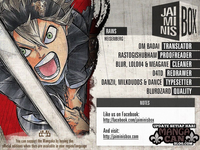 Read Black Clover Bahasa Indonesia ID Manga Online