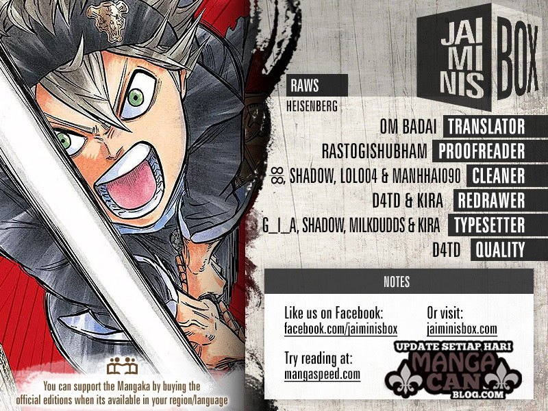 Read Black Clover Bahasa Indonesia ID Manga Online
