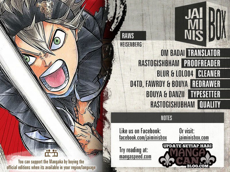 Read Black Clover Bahasa Indonesia ID Manga Online