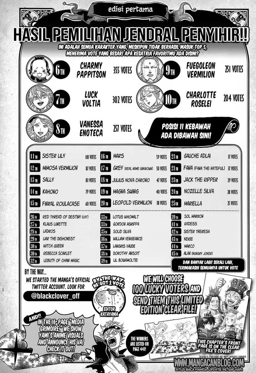 Read Black Clover Bahasa Indonesia ID Manga Online