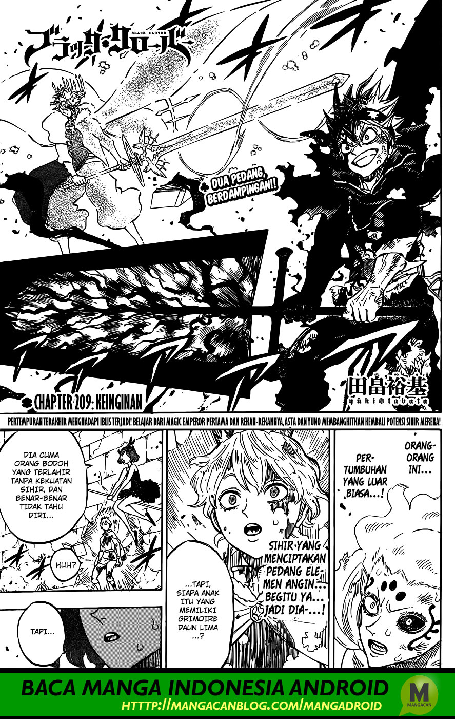 Read Black Clover Bahasa Indonesia ID Manga Online