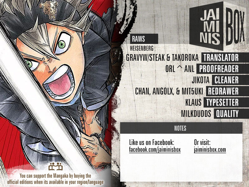 Read Black Clover Bahasa Indonesia ID Manga Online