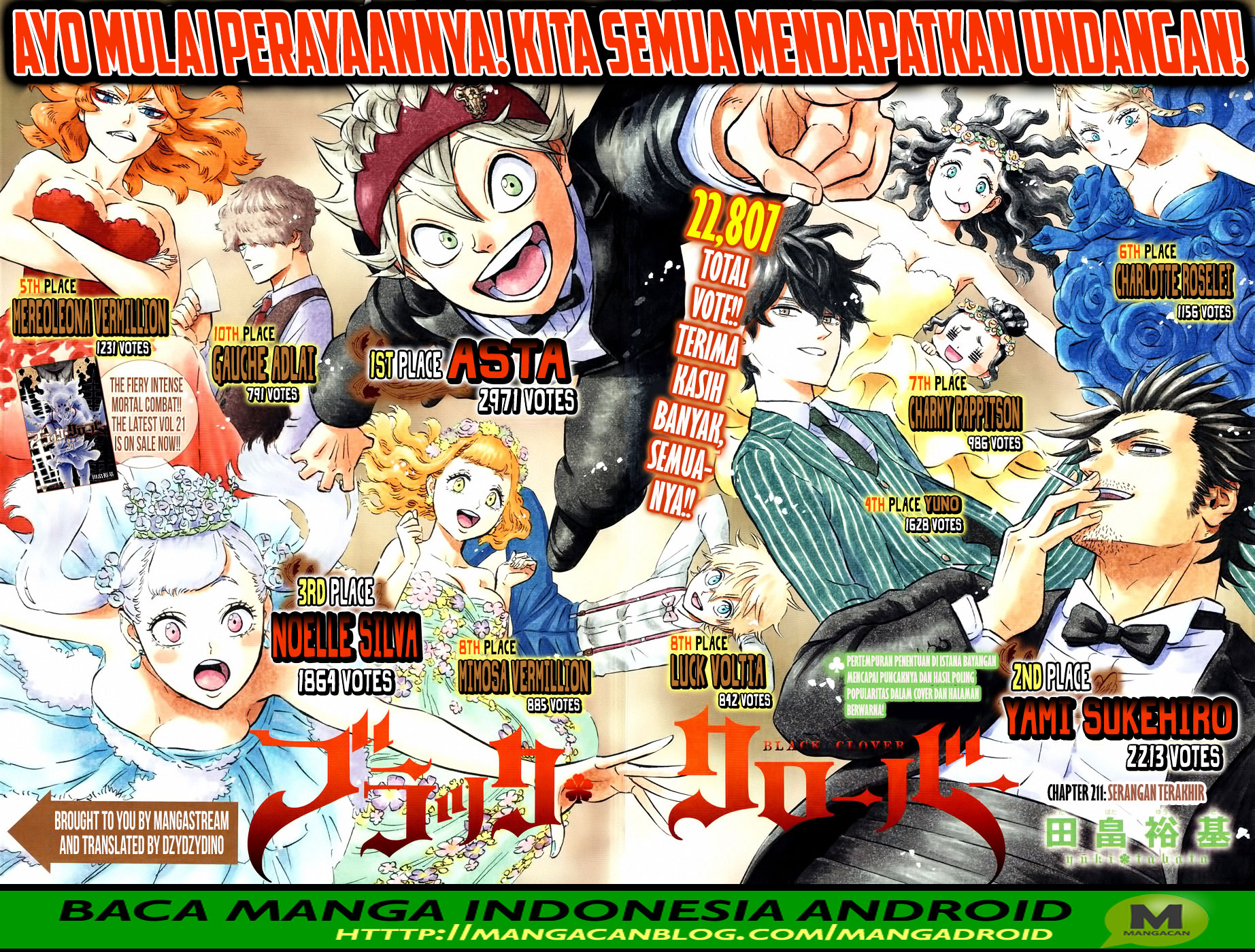 Read Black Clover Bahasa Indonesia ID Manga Online