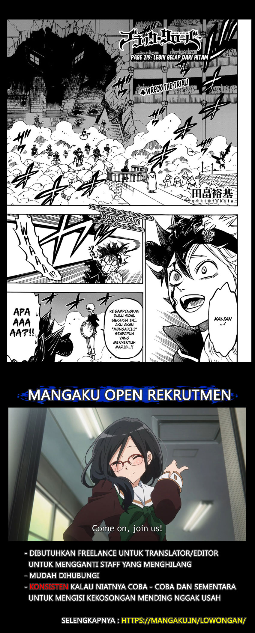 Read Black Clover Bahasa Indonesia ID Manga Online