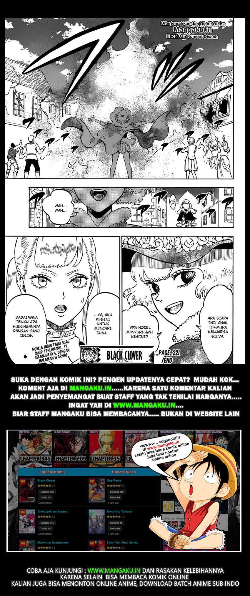 Read Black Clover Bahasa Indonesia ID Manga Online