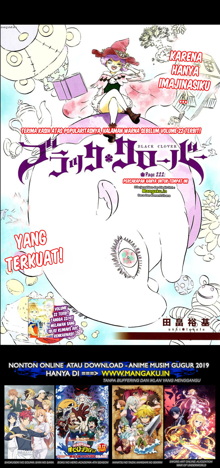 Read Black Clover Bahasa Indonesia ID Manga Online