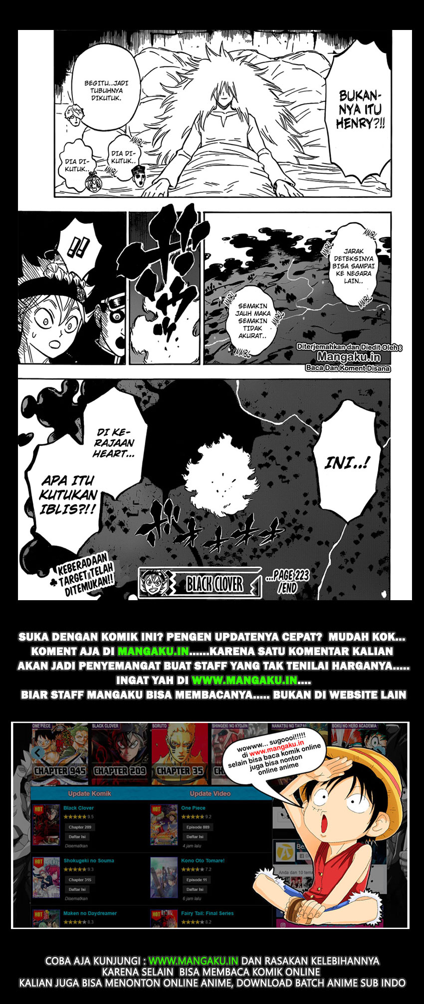 Read Black Clover Bahasa Indonesia ID Manga Online