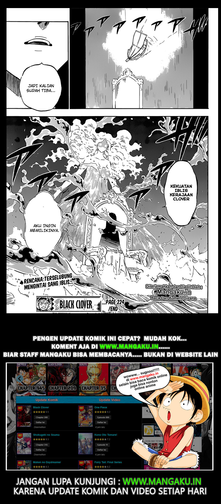 Read Black Clover Bahasa Indonesia ID Manga Online
