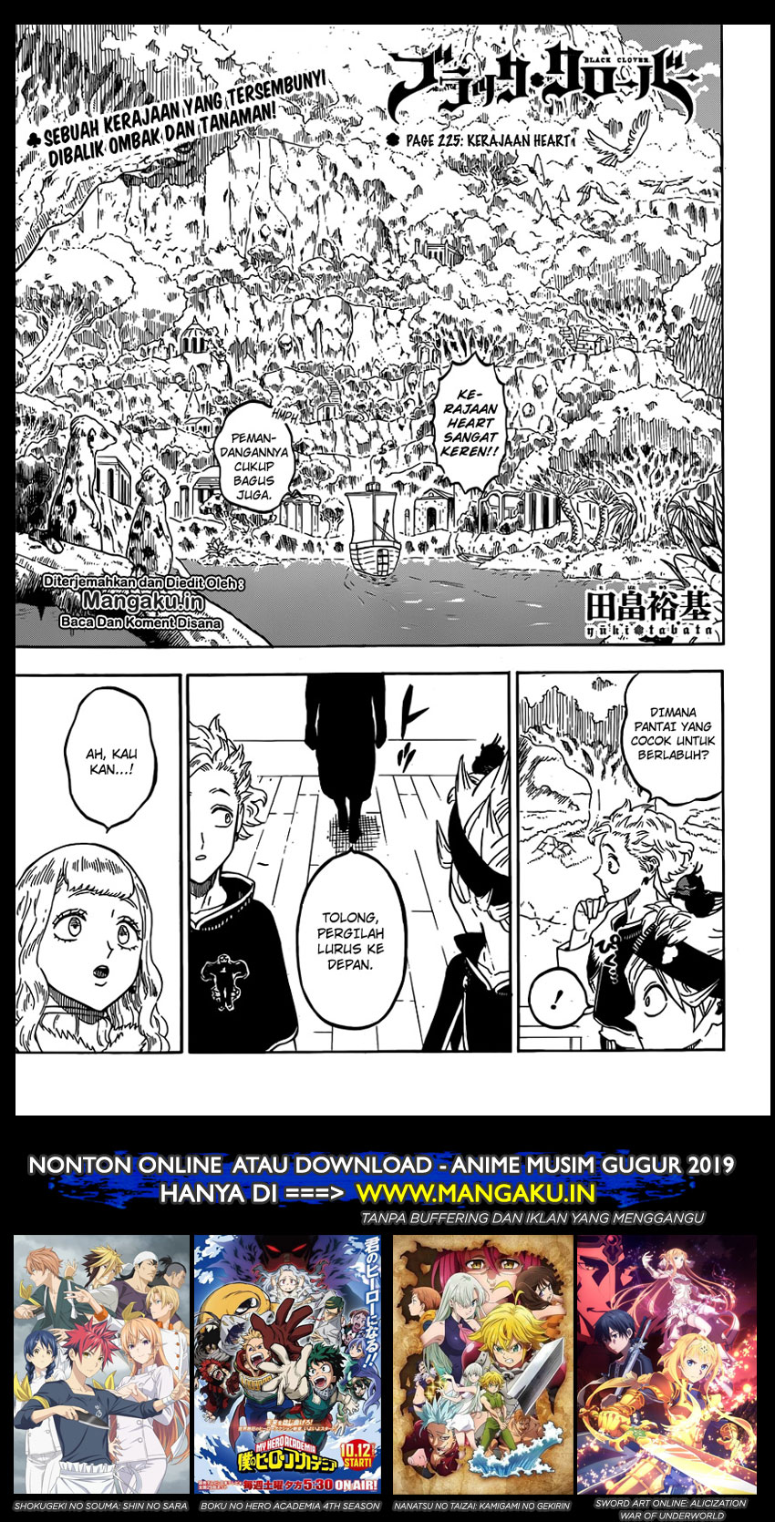 Read Black Clover Bahasa Indonesia ID Manga Online