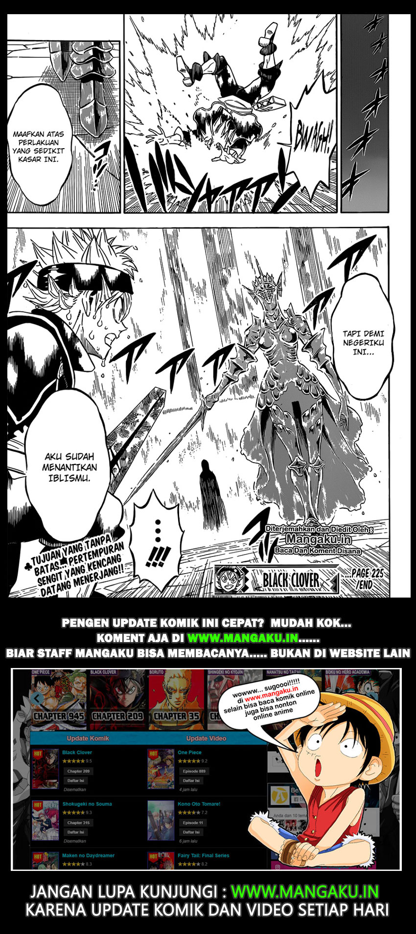 Read Black Clover Bahasa Indonesia ID Manga Online
