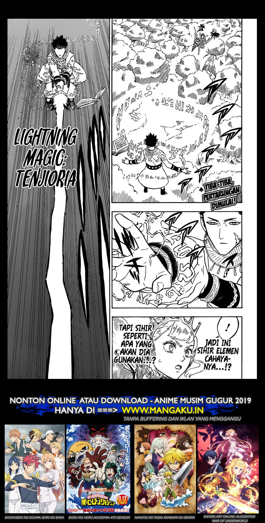 Read Black Clover Bahasa Indonesia ID Manga Online