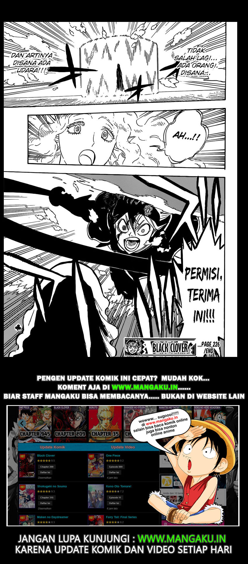 Read Black Clover Bahasa Indonesia ID Manga Online