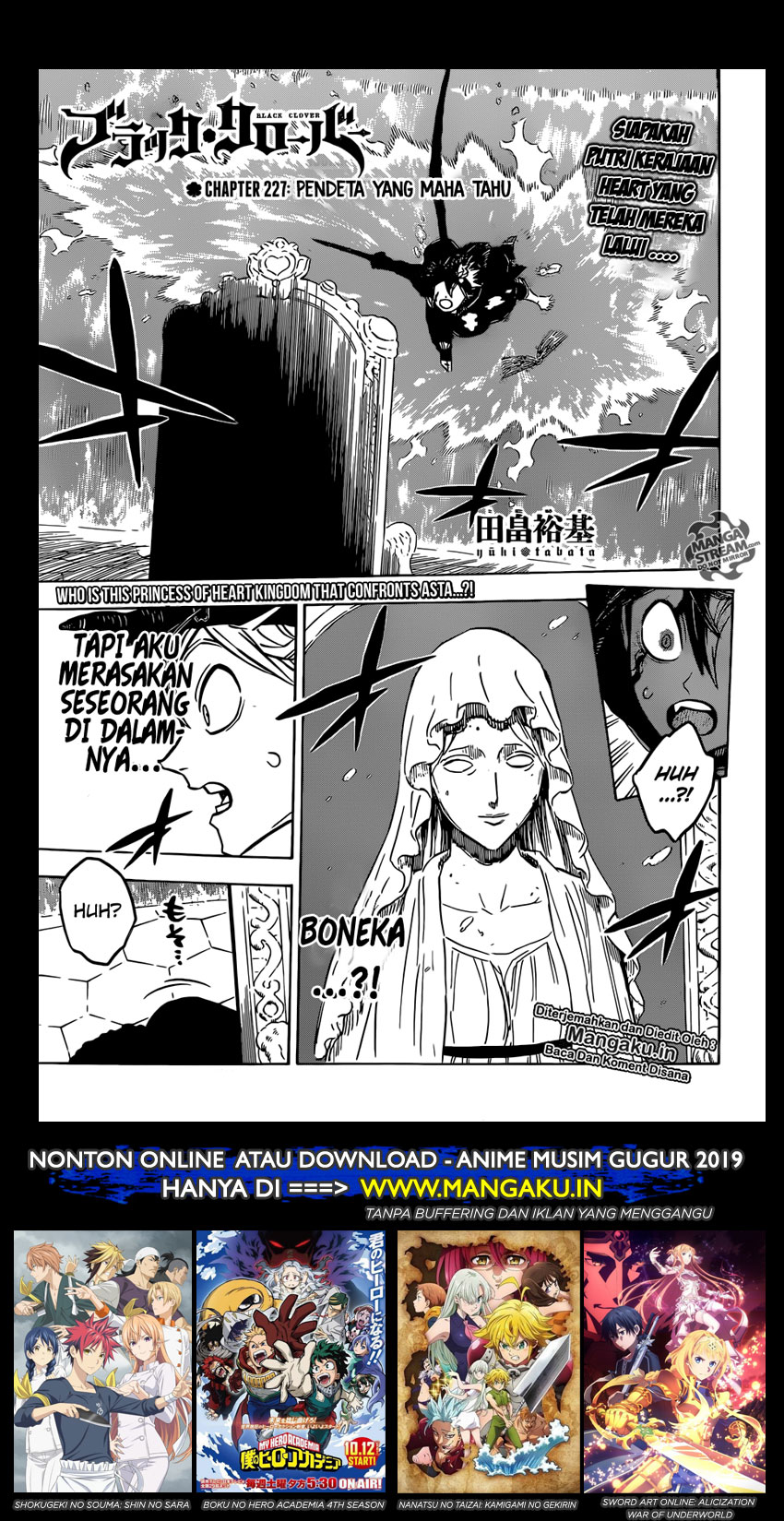 Read Black Clover Bahasa Indonesia ID Manga Online