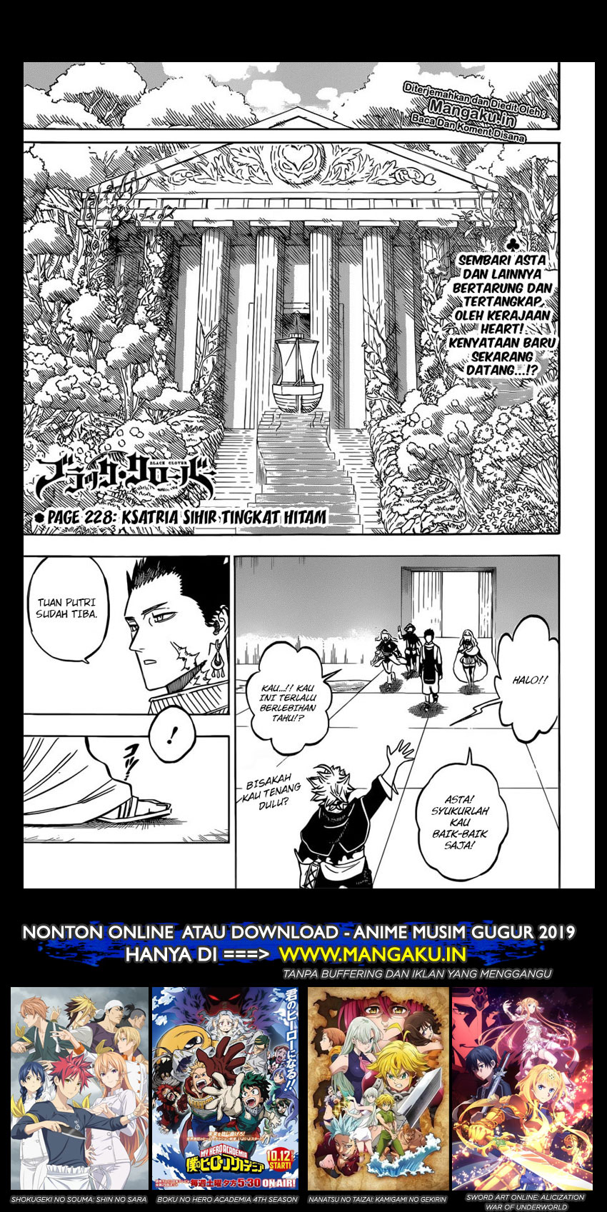 Read Black Clover Bahasa Indonesia ID Manga Online