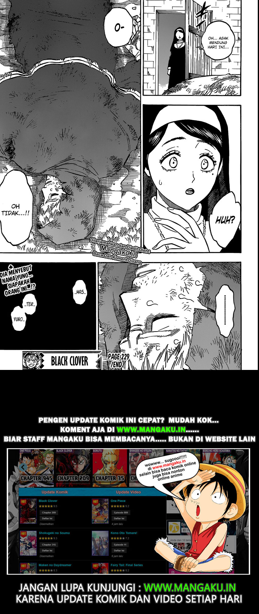 Read Black Clover Bahasa Indonesia ID Manga Online