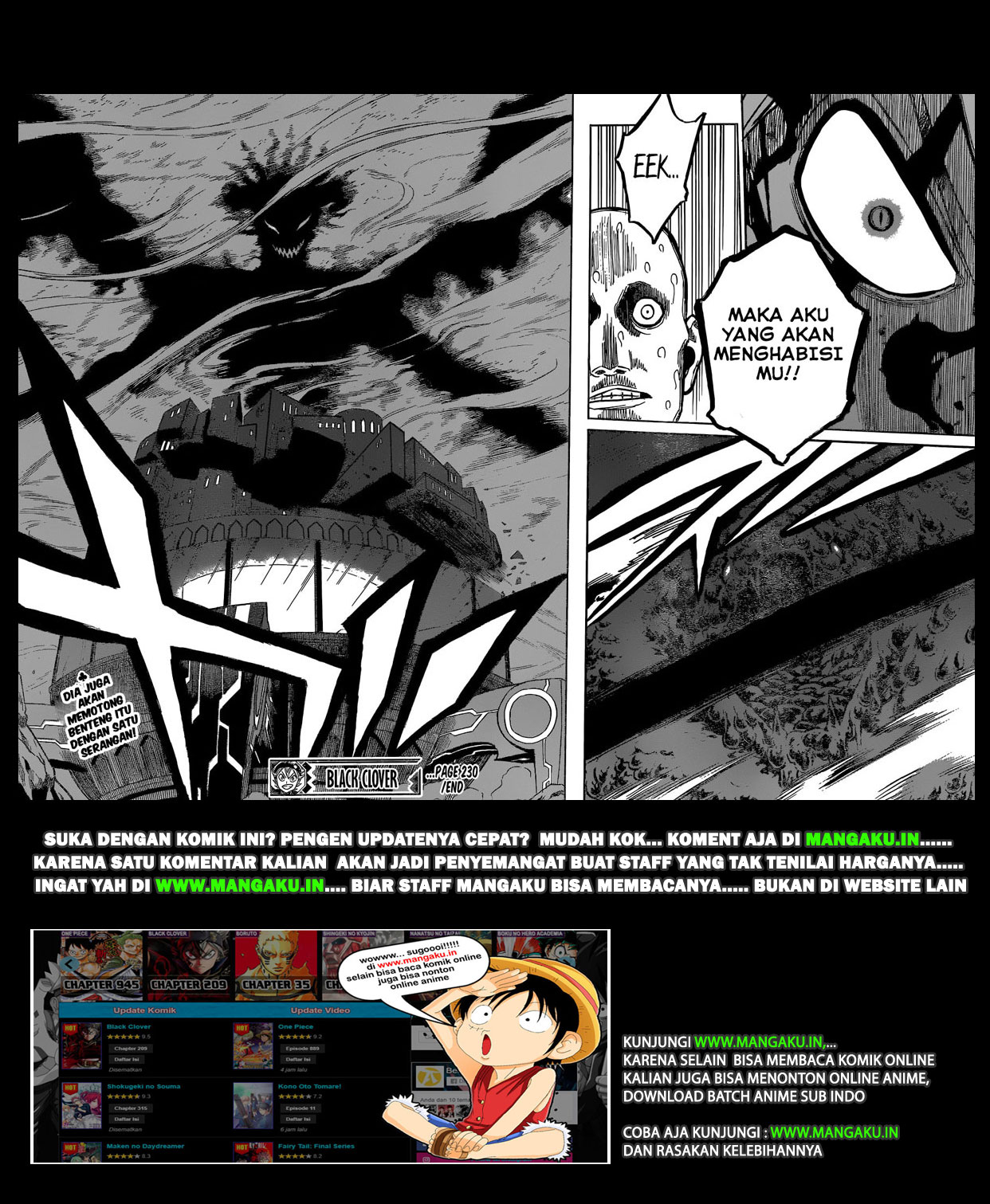 Read Black Clover Bahasa Indonesia ID Manga Online