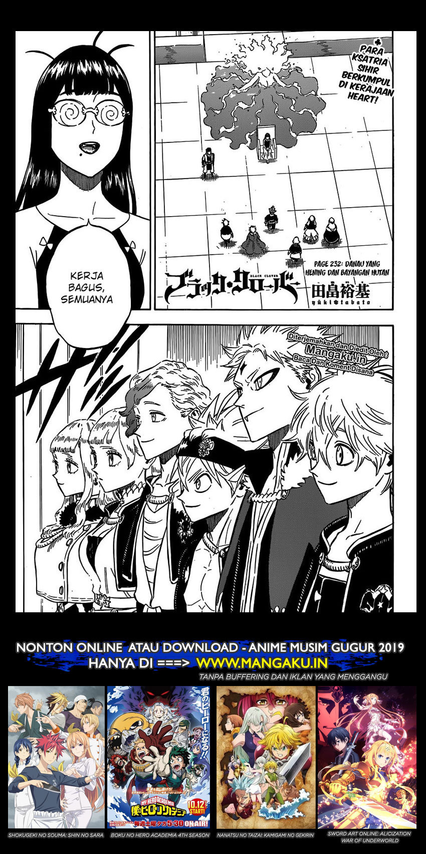 Read Black Clover Bahasa Indonesia ID Manga Online