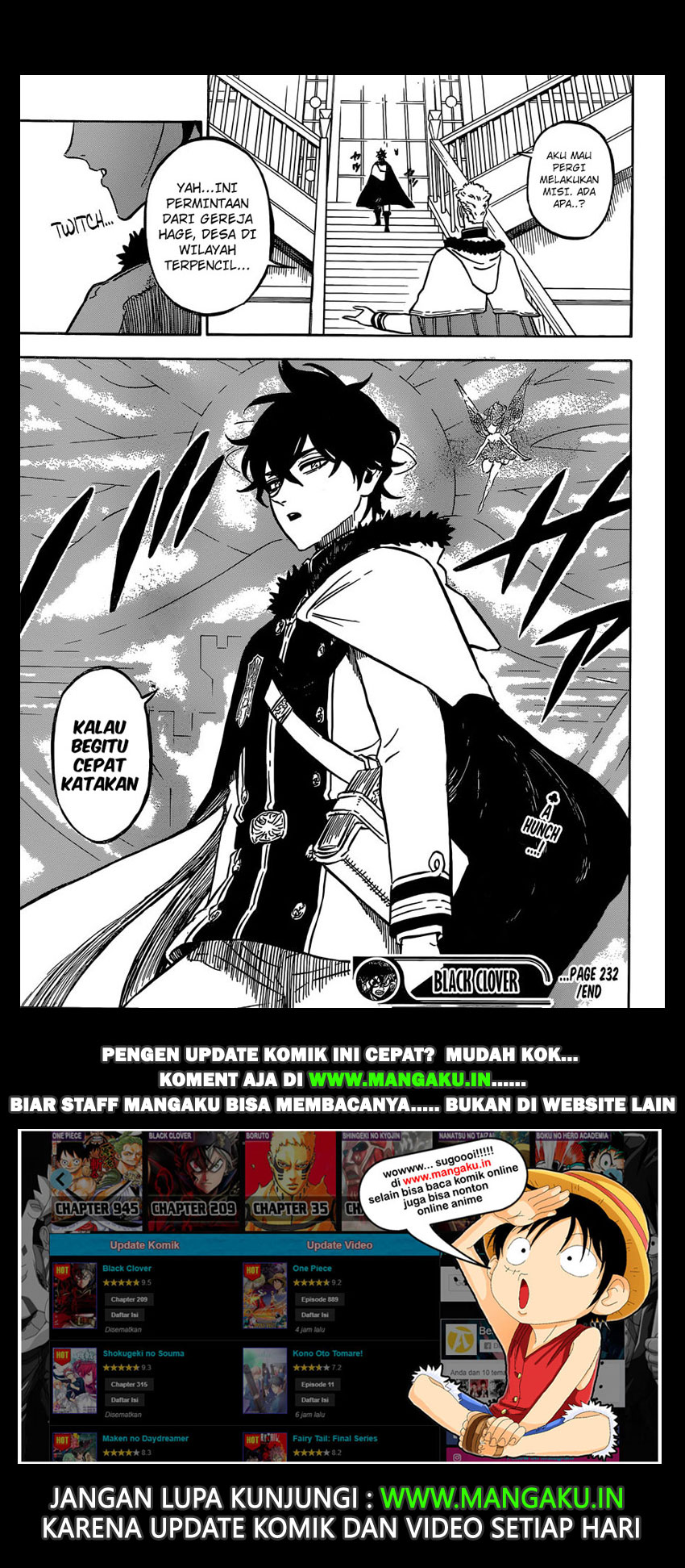 Read Black Clover Bahasa Indonesia ID Manga Online