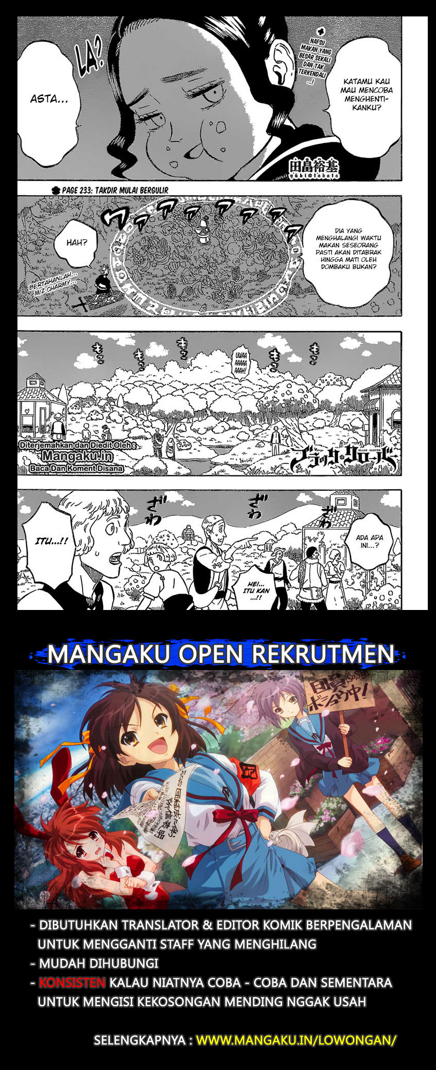 Read Black Clover Bahasa Indonesia ID Manga Online