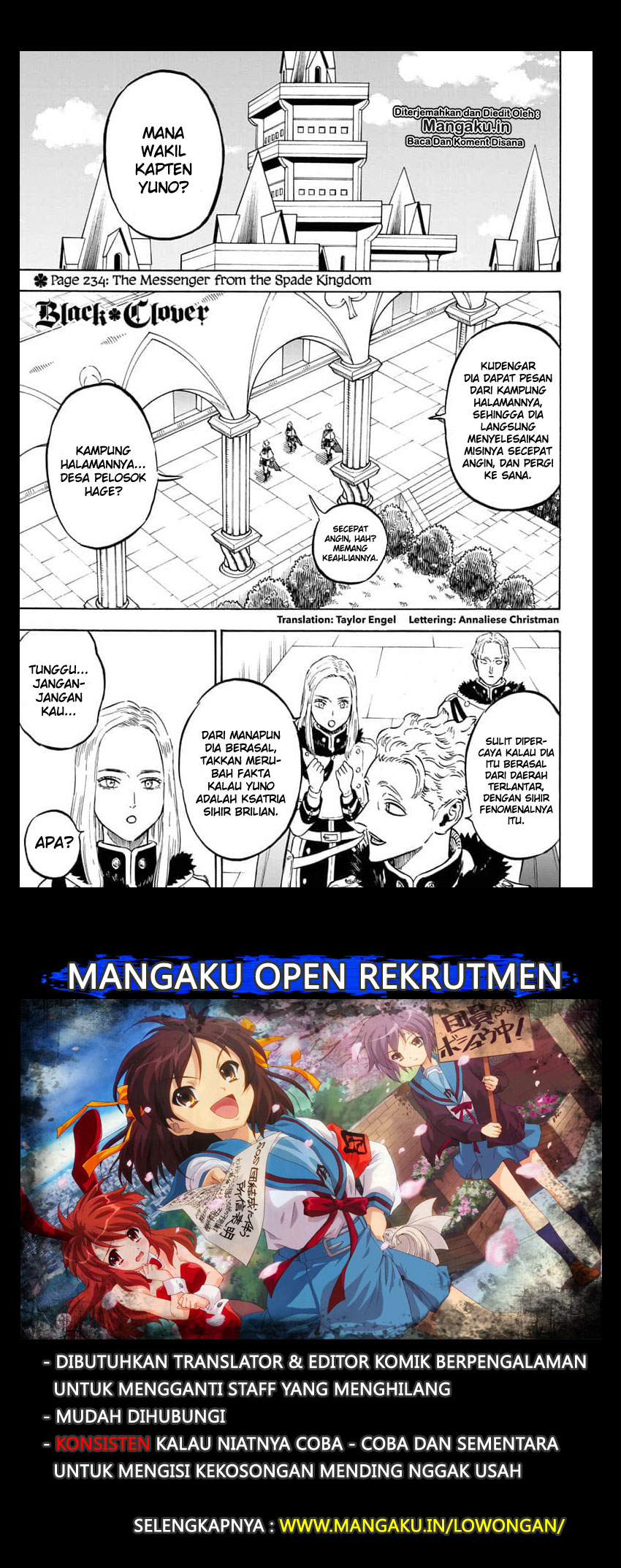 Read Black Clover Bahasa Indonesia ID Manga Online