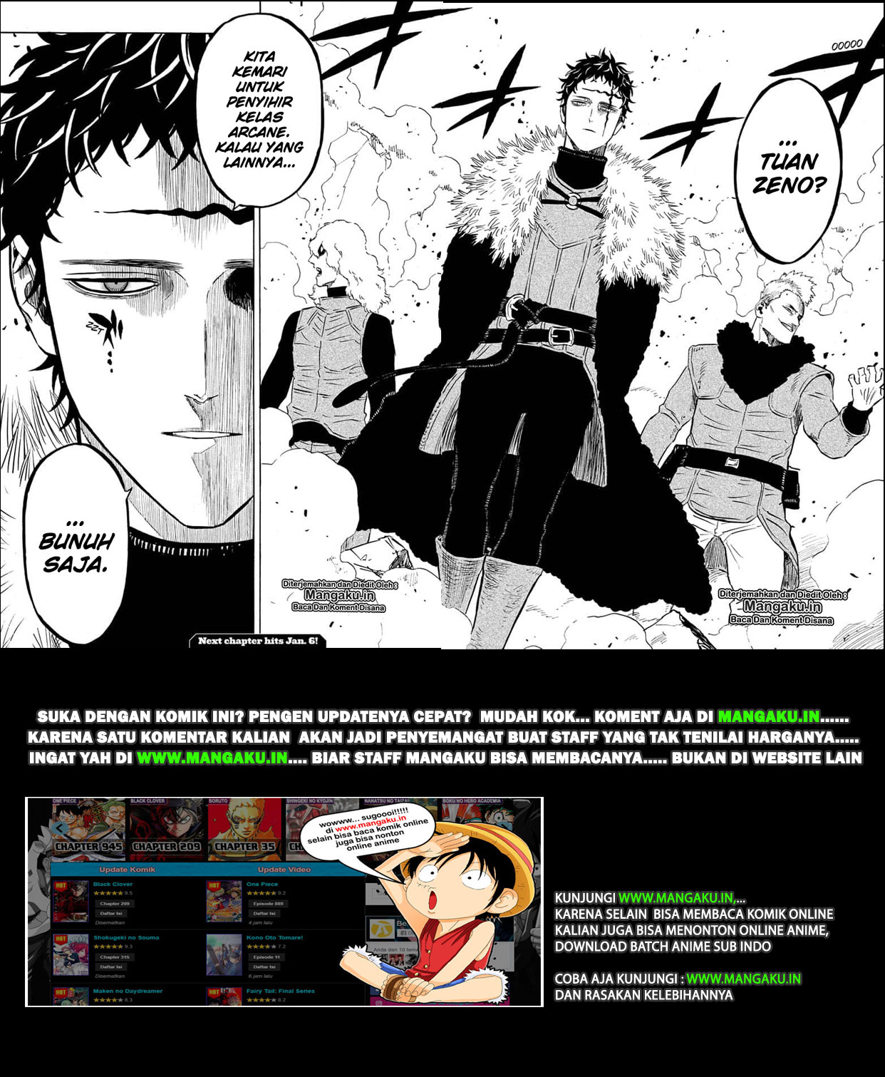 Read Black Clover Bahasa Indonesia ID Manga Online