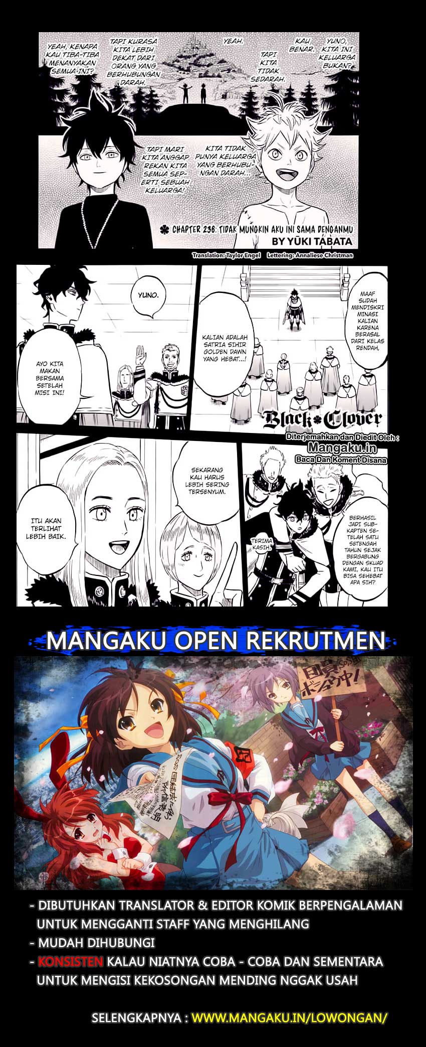 Read Black Clover Bahasa Indonesia ID Manga Online