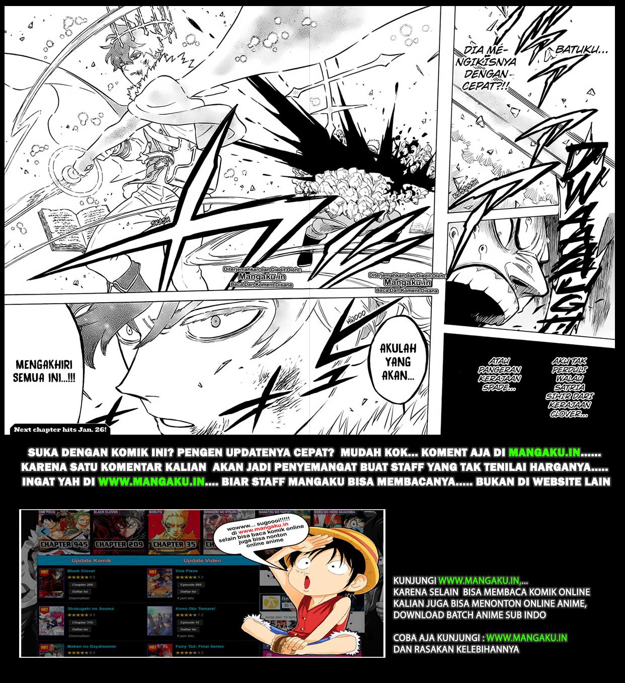 Read Black Clover Bahasa Indonesia ID Manga Online