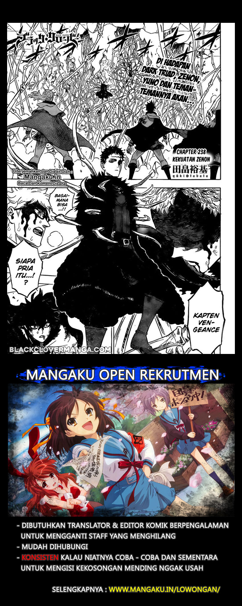Read Black Clover Bahasa Indonesia ID Manga Online